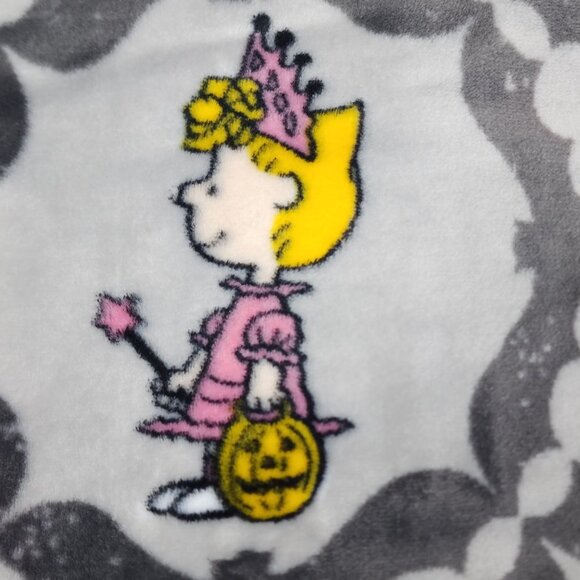 Peanuts VelvetLoft Throw Blanket 60"x70" Featuring Snoopy Halloween By Berkshire - Picture 8 of 16